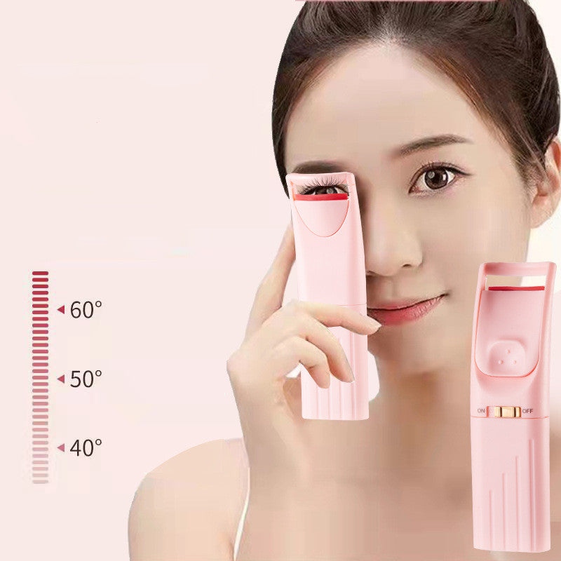 Mini modelador de cílios elétrico aquecido recarregável