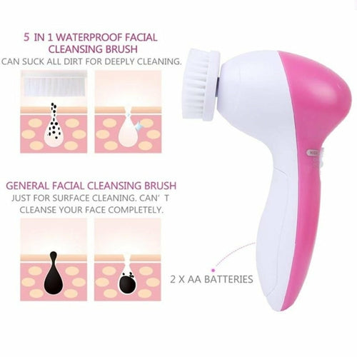 5-in-1 Deep Cleansing Facial Brush Set